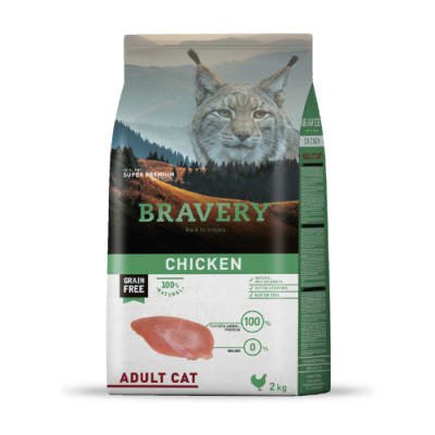 Bravery Chicken Adult Cat alimento para gato1