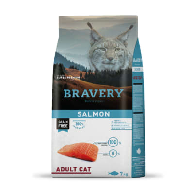 Bravery Salmon Adult Cat alimento para gato1