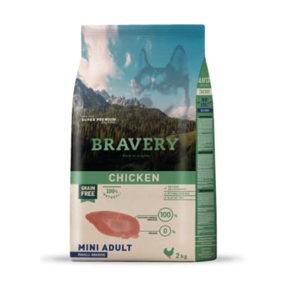 Bravery Chicken Mini Adulto alimento para perro