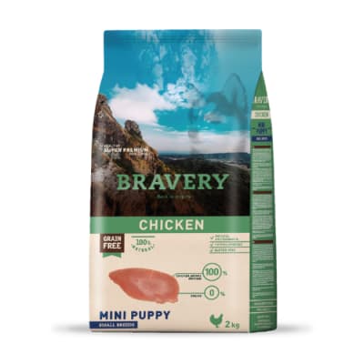 Bravery Chicken Mini Puppy alimento para perro
