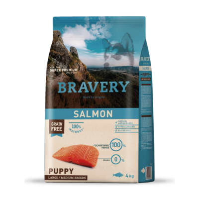Bravery Dog Salmon Puppy alimento para perro1