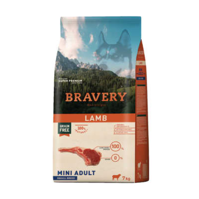 Bravery Lamb Adulto Small alimento para perro1