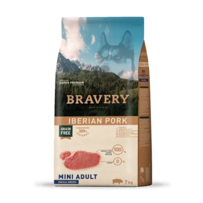 Bravery Iberian Pork Mini Adulto alimento para perro1