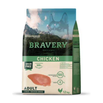 Bravery Chicken Adult alimento para perro1
