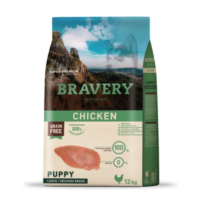 Bravery Chicken Puppy alimento para perro