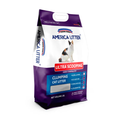 Arena para gatos America Litter Ultra Scooping1
