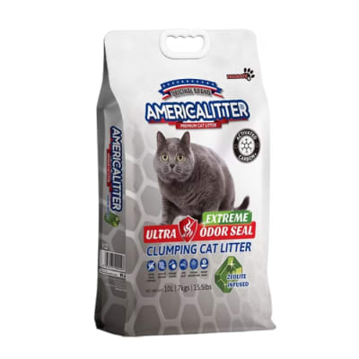 Arena para gato AMERICA LITTER ULTRA ODOR SEAL EXTREME1