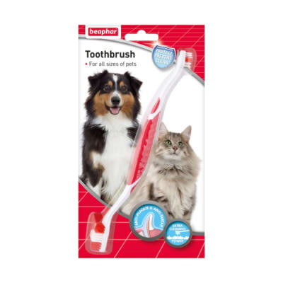 BEAPHAR CEP DENTAL DOBLE PERRO GATO X 1 UNID