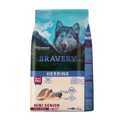 BRAVERY HERRING SENIOR SMALL BREEDS Alimento para perro