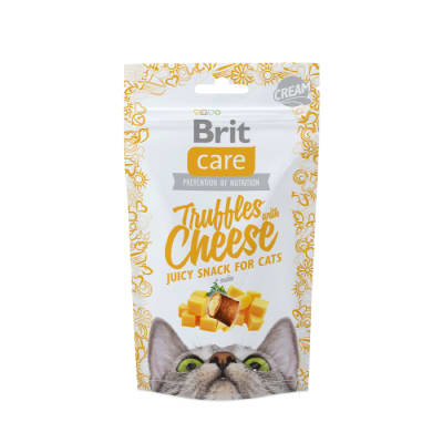 Brit Care Cat Snack Truffles Cheese snack para gatos1