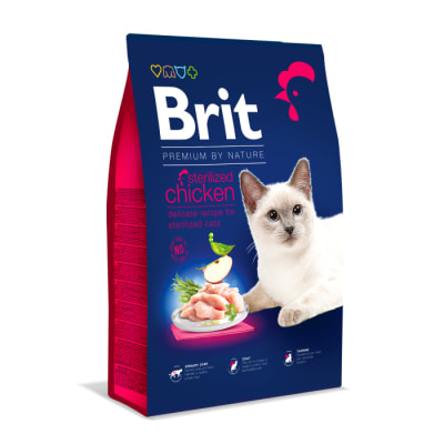 BRIT PREMIUM BY NATURE CAT STERILIZED CHICKEN comida para gatos1