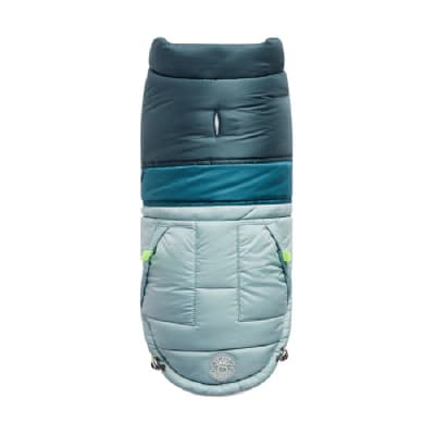 GF PET CHAQ RETRO PUFFER LIGHT BLUE para perros