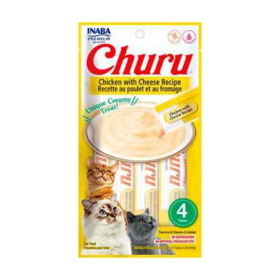 CHURU P4 POLLO CON QUESO 56 GR