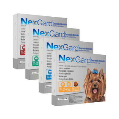 Desparasitante Nexgard caja de 3 comp para perros1