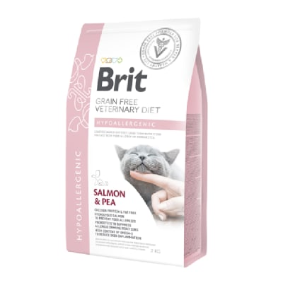 BRIT GF VET DIETS CAT HYPOALLERGENIC