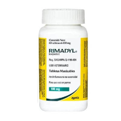 RIMADYL 100 MG X 60 COMP