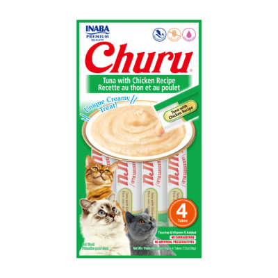 CHURU P4 ATUN CON POLLO 56 GR1
