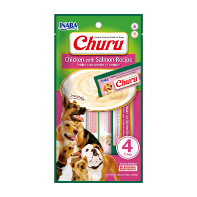 DOG CHURU 4P POLLO CON SALMON