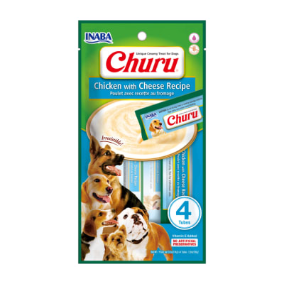 DOG CHURU 4P POLLO CON QUESO