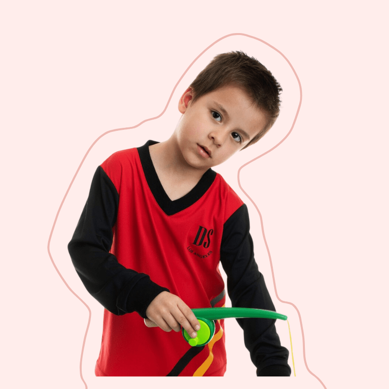 POLERA DEPORTE ROJA M/LARGA COLEGIO ALEMAN