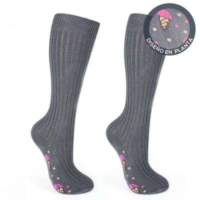 BIPACK CALCETA ALGODON GRIS1