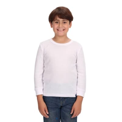 Camiseta Blanca Térmica Manga Larga Pack 2