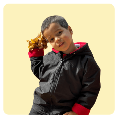 PARKA ESCOLAR NEGRA/ROJO1