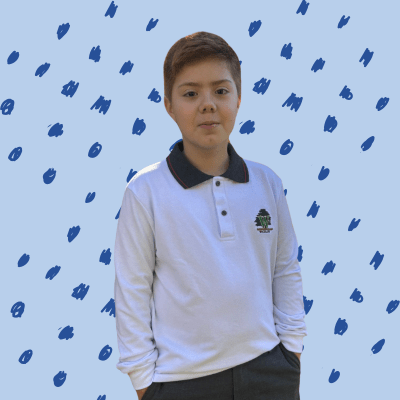 POLERA UNIFORME M/LARGA COLEGIO WOODLAND