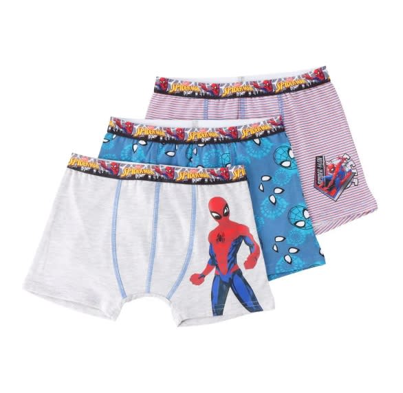 Bóxer Algodón Pack 3 Spiderman