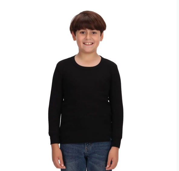 Camiseta Negra Térmica Manga Larga Pack 2