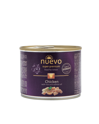 Nuevo SP Gatito Pollo con Arroz & Aceite de Salmón 200gr