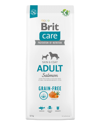 BRIT CARE GRAIN FREE ADULT SALMÓN 12kg