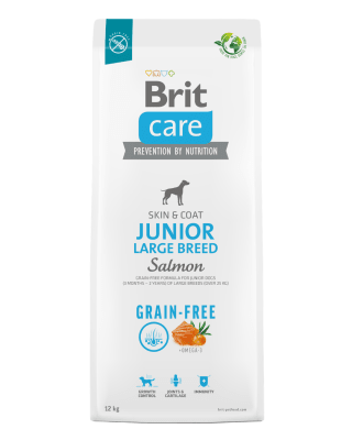 BRIT CARE GRAIN FREE JUNIOR LARGE BREED SALMÓN 12kg