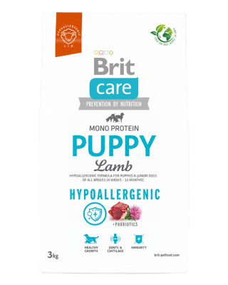 BRIT CARE PUPPY LAMB HYPOALLERGENIC 3kg