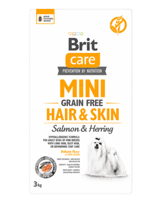 BRIT CARE MINI GF HAIR & SKIN 2kg