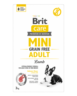 BRIT CARE GRAIN FREE MINI ADULT LAMB 2kg