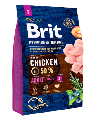 Brit Premium by Nature Adult Small 3kg