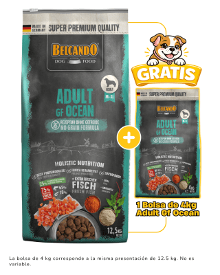 Belcando Adult GF Ocean 12.5kg + 4kg gratis