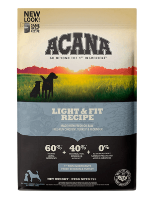 ACANA Dog Light & Fit Recipe 2kg