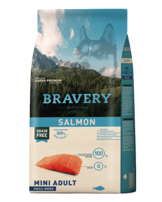 BRAVERY SALMON MINI ADULT SMALL BREEDS 2kg