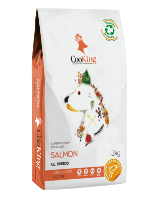 Cooking Dog Food Adult All Breeds Salmon Grain Free 3kg