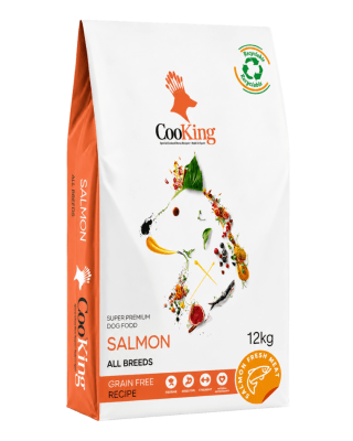 Cooking Dog Food Adult All Breeds Salmon Grain Free 12kg