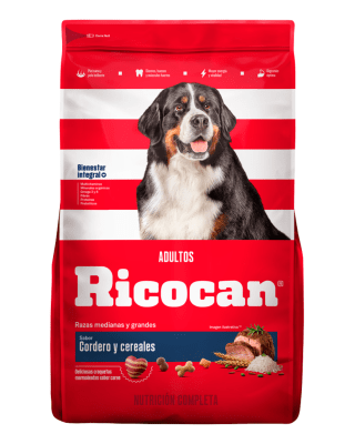 Ricocan Adulto Cordero razas medianas y grandes 15kg