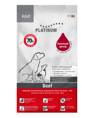 Platinum Dog Adult Beef 5kg