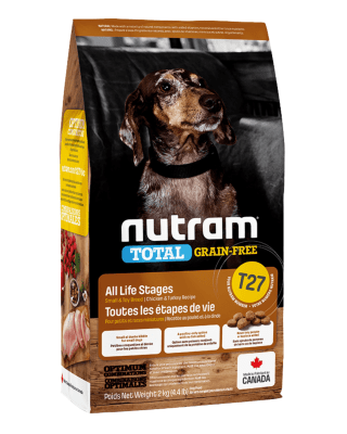 T27 NUTRAM TOTAL GRAIN FREE - TURKEY CHICKEN & DUCK SMALL DOG 2kg
