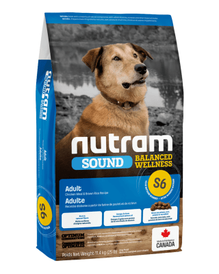 S6 NUTRAM SOUND ADULT DOG 11.4kg