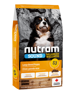 S3 NUTRAM SOUND LARGE BREED PUPPY 11.4kg