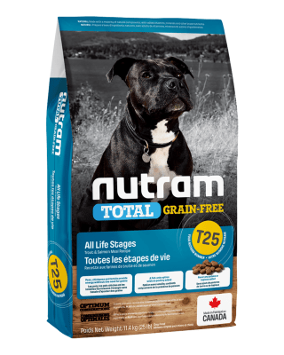 T25 NUTRAM TOTAL GRAIN FREE - SALMÓN & TROUT DOG 11.4kg