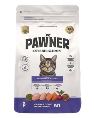 Pawner Cat Adulto Esterilizado Pollo y Salmón 1kg