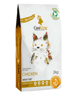 Cooking Cat Food Adult Sterilized Chicken Grain Free 2kg